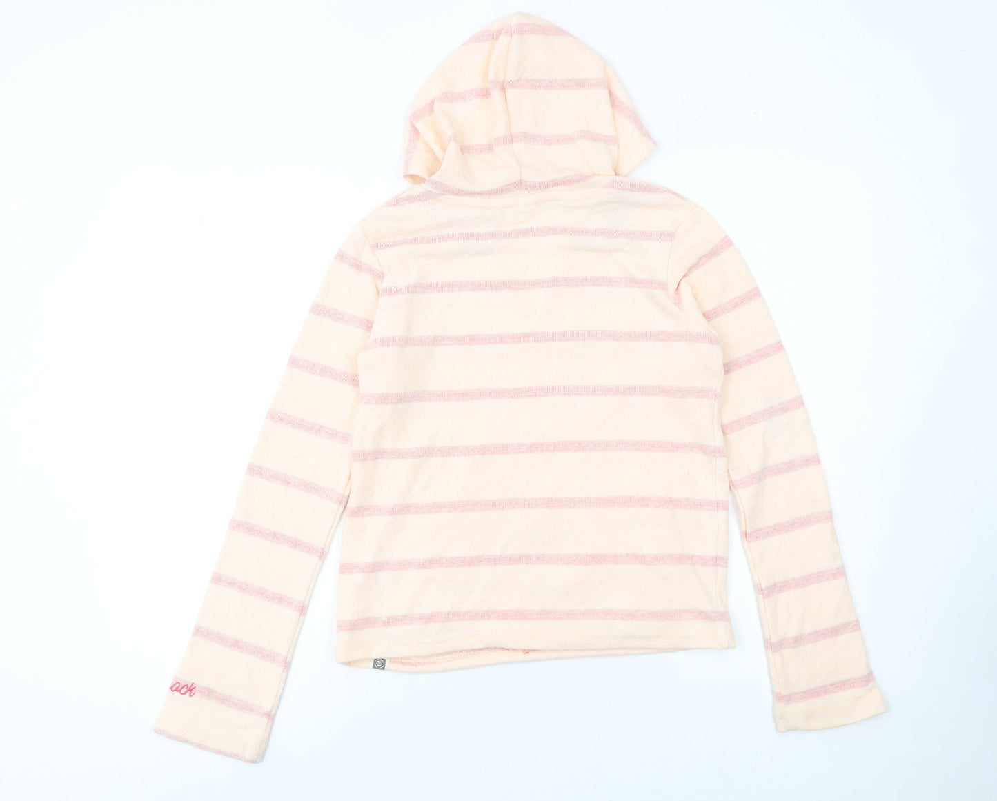 Girls UK Size 11-12 Years Saltrock Beige Pullover Hoodie