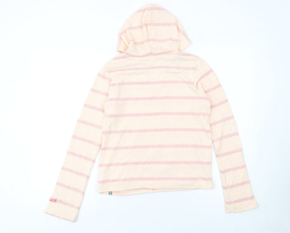 Girls UK Size 11-12 Years Saltrock Beige Pullover Hoodie