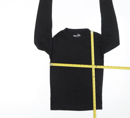 Boys UK Size 11-12 Years Peter Storm Black Basic T-Shirt