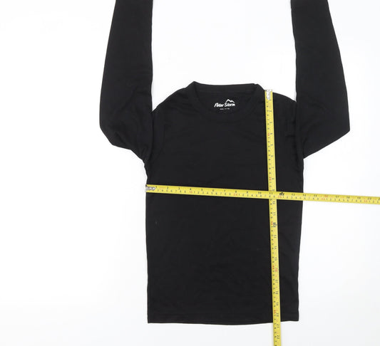 Boys UK Size 11-12 Years Peter Storm Black Basic T-Shirt