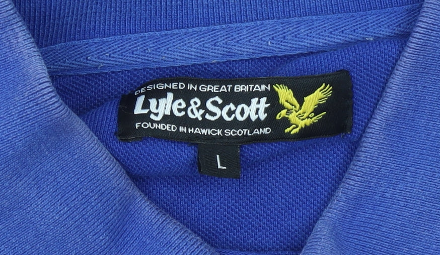 Mens UK Size L Lyle & Scott 100% Cotton Polo Shirt