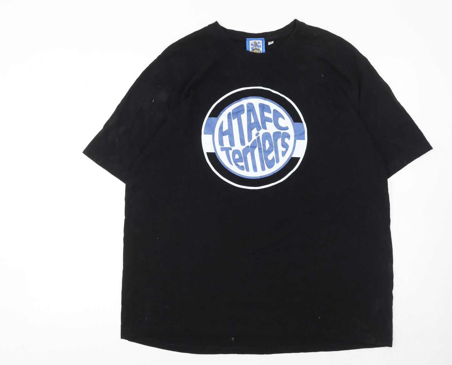 Mens UK Size XL Huddersfield Town Black  T-Shirt
