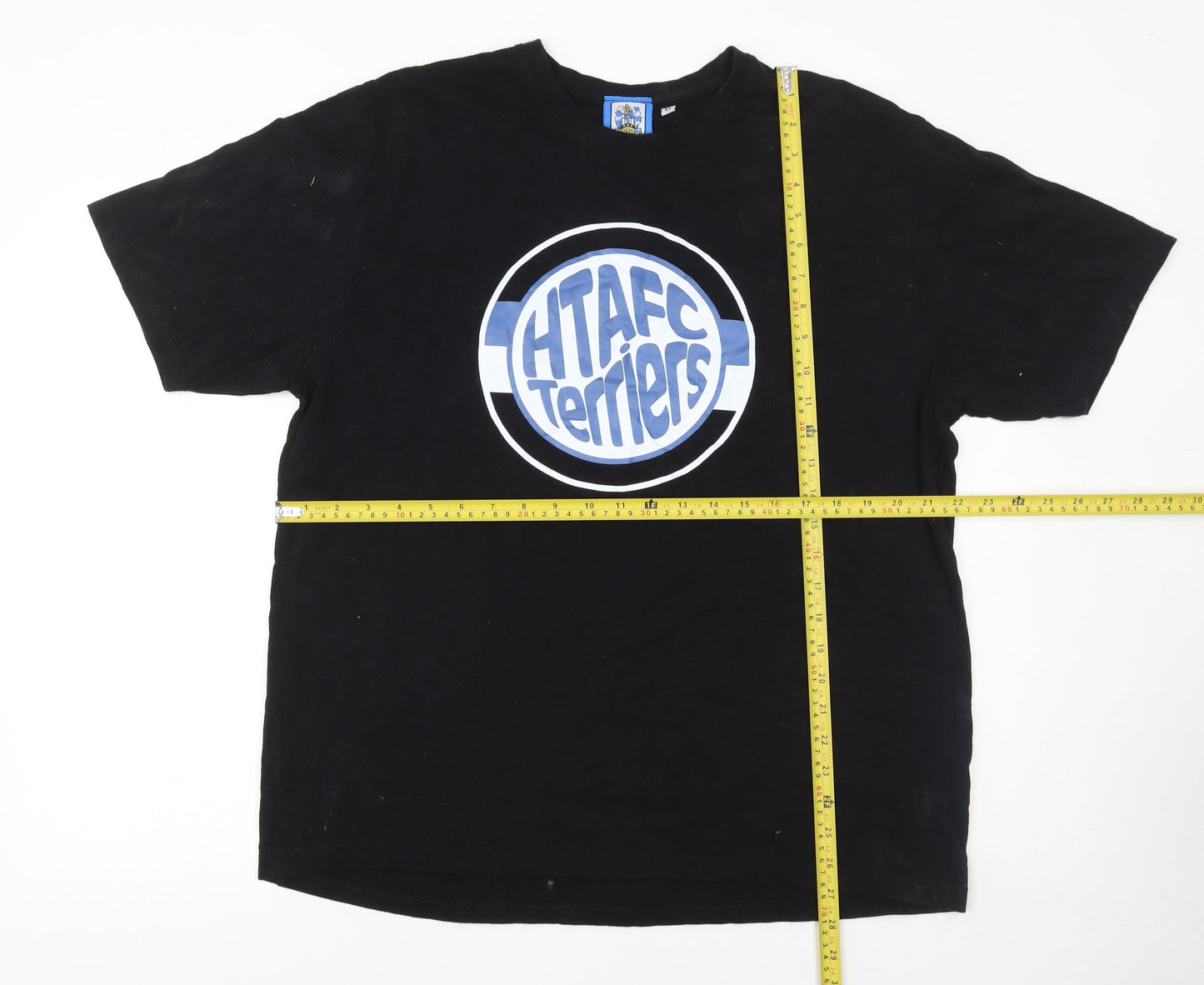 Mens UK Size XL Huddersfield Town Black  T-Shirt
