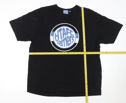Mens UK Size XL Huddersfield Town Black  T-Shirt
