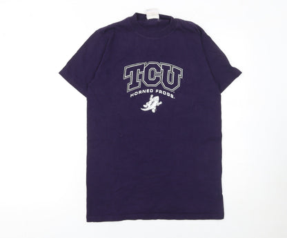 Mens UK Size S Champion Purple  T-Shirt