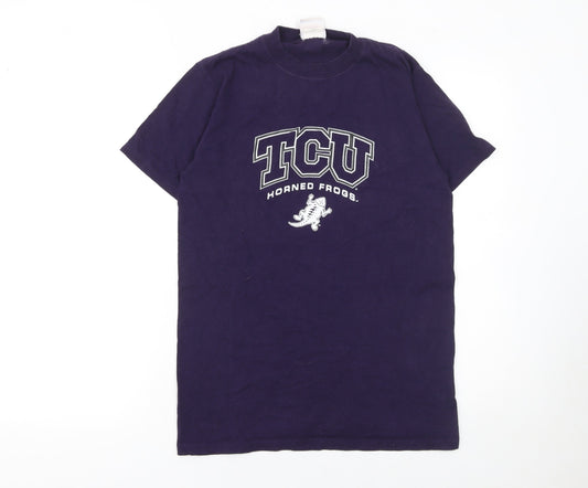 Mens UK Size S Champion Purple  T-Shirt