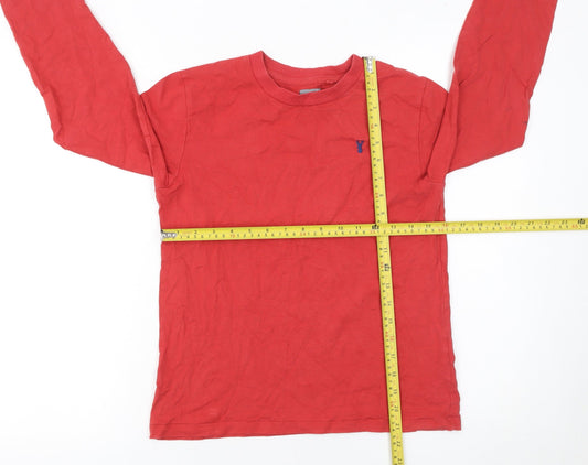 Boys UK Size 11 Years NEXT Red Basic T-Shirt