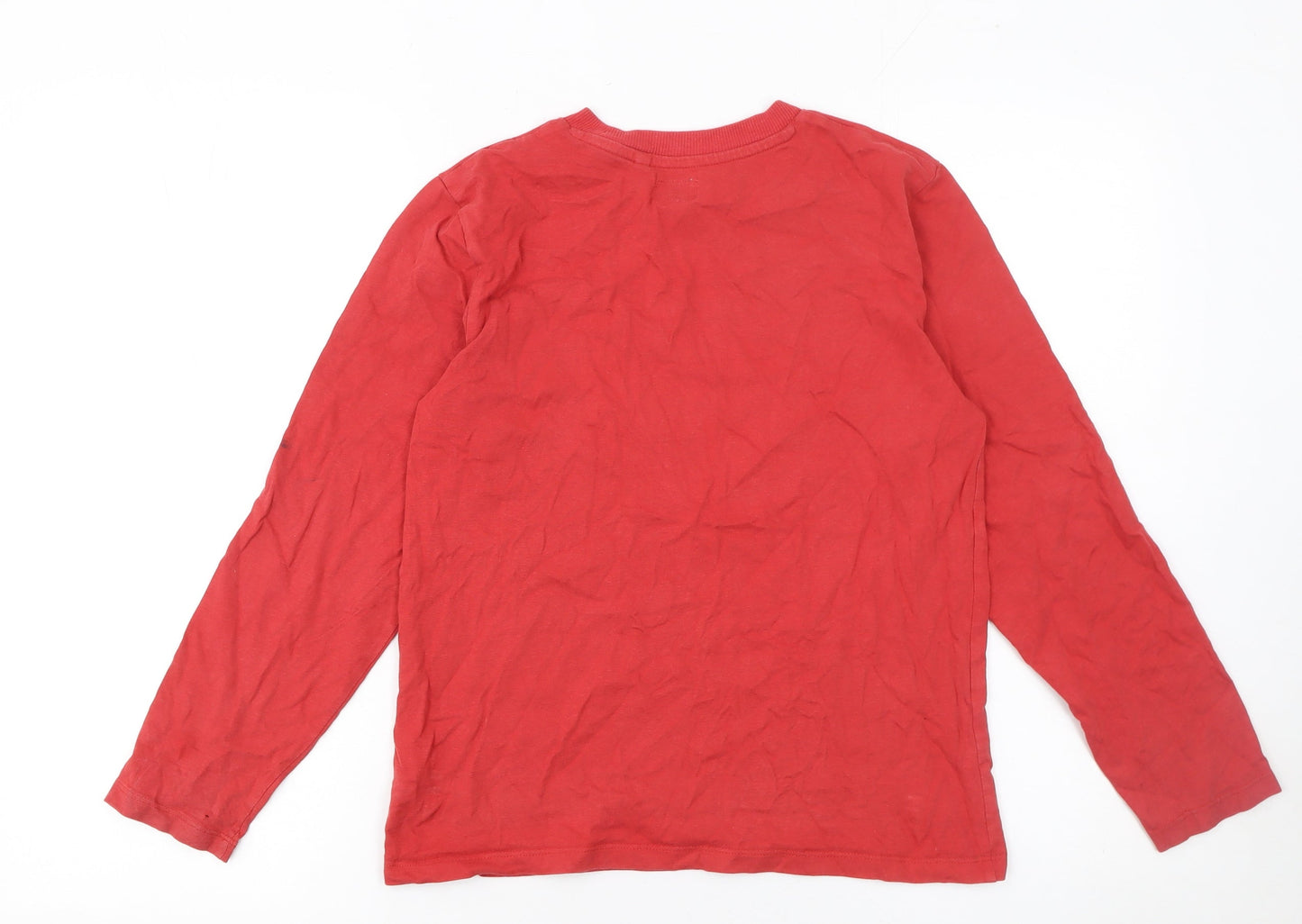 Boys UK Size 11 Years NEXT Red Basic T-Shirt