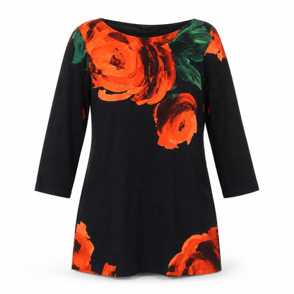Womens UK Size 10 Phase Eight Black Tunic Blouse