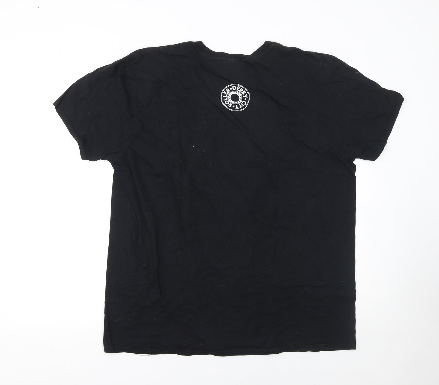 Mens UK Size XL Gildan Black  T-Shirt