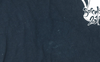 Mens UK Size XL Gildan Black  T-Shirt