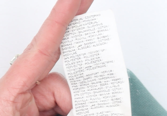 Puma Women’s Green Jogger Sweatpants Size M Elastic Waist Fleece