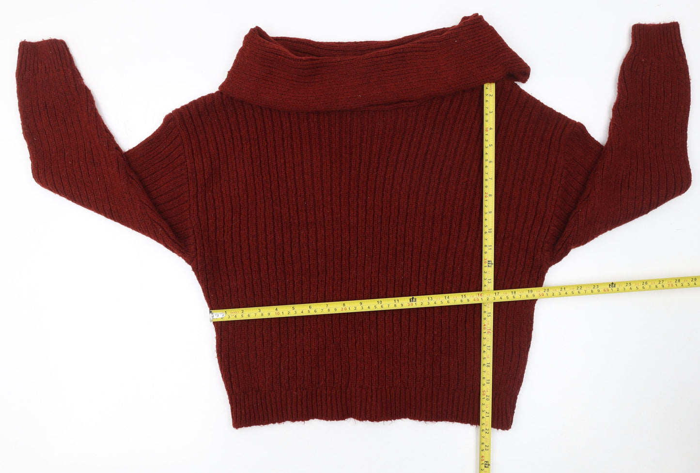 Womens UK Size S ASOS Red Pullover Jumper