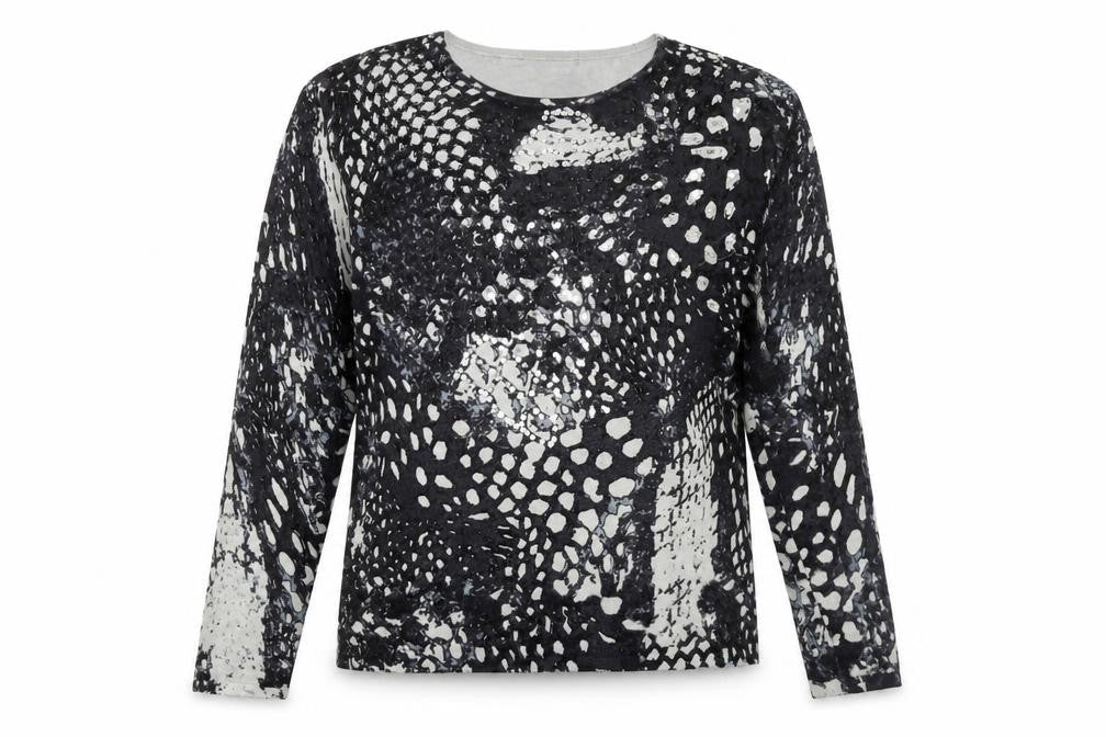 Womens UK Size M Punt Roma Black Pullover Jumper