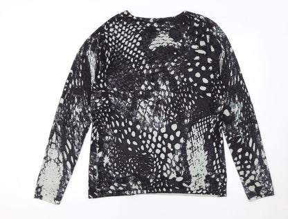 Womens UK Size M Punt Roma Black Pullover Jumper