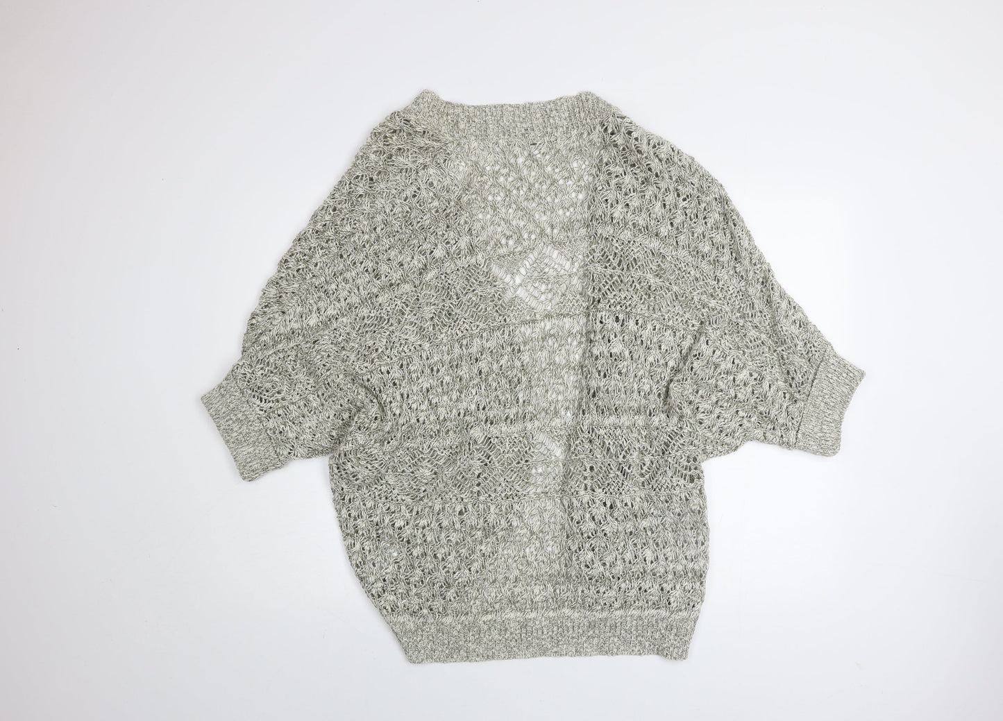Womens UK Size M Oasis Grey Cardigan Jumper