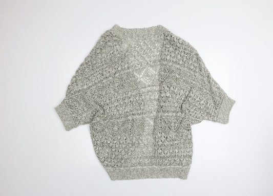 Womens UK Size M Oasis Grey Cardigan Jumper