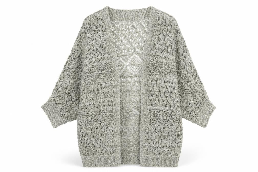 Womens UK Size M Oasis Grey Cardigan Jumper