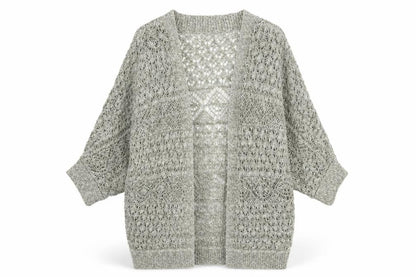Womens UK Size M Oasis Grey Cardigan Jumper