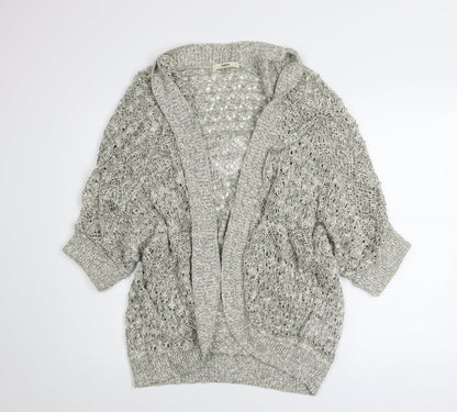 Womens UK Size M Oasis Grey Cardigan Jumper