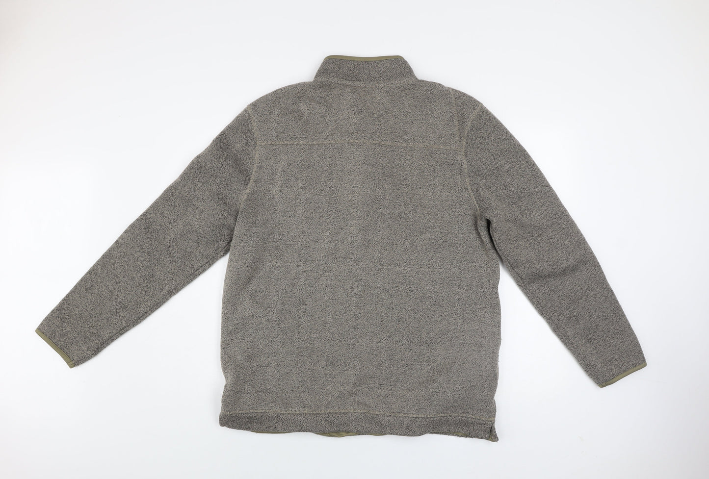 Weird Fish Men's Grey XL Fleece 1/4 Zip Pullover Sweatshirt