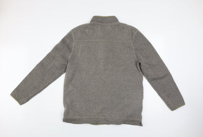 Weird Fish Men's Grey XL Fleece 1/4 Zip Pullover Sweatshirt