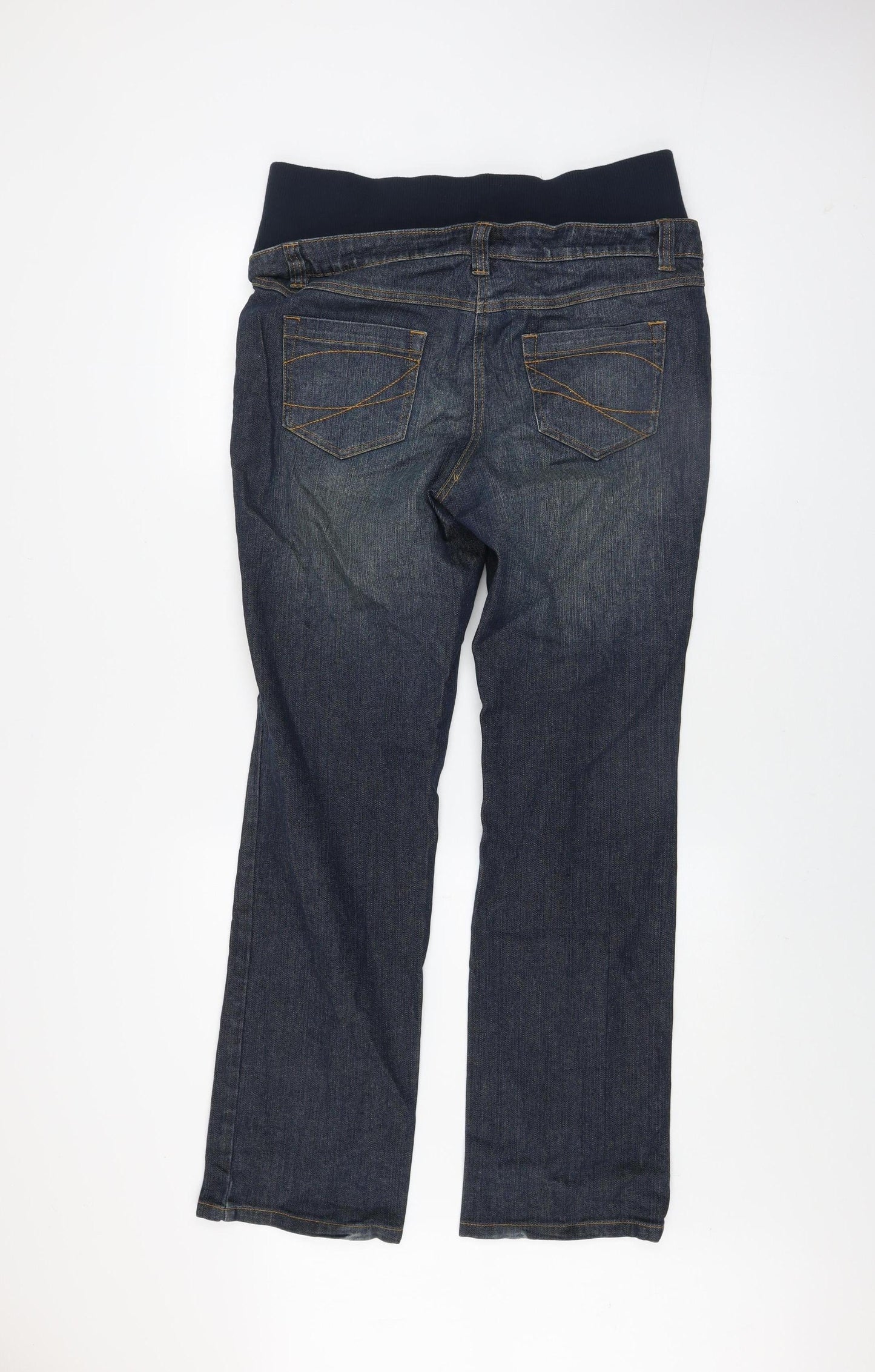 South Women’s Blue Maternity Straight Jeans Size 12L
