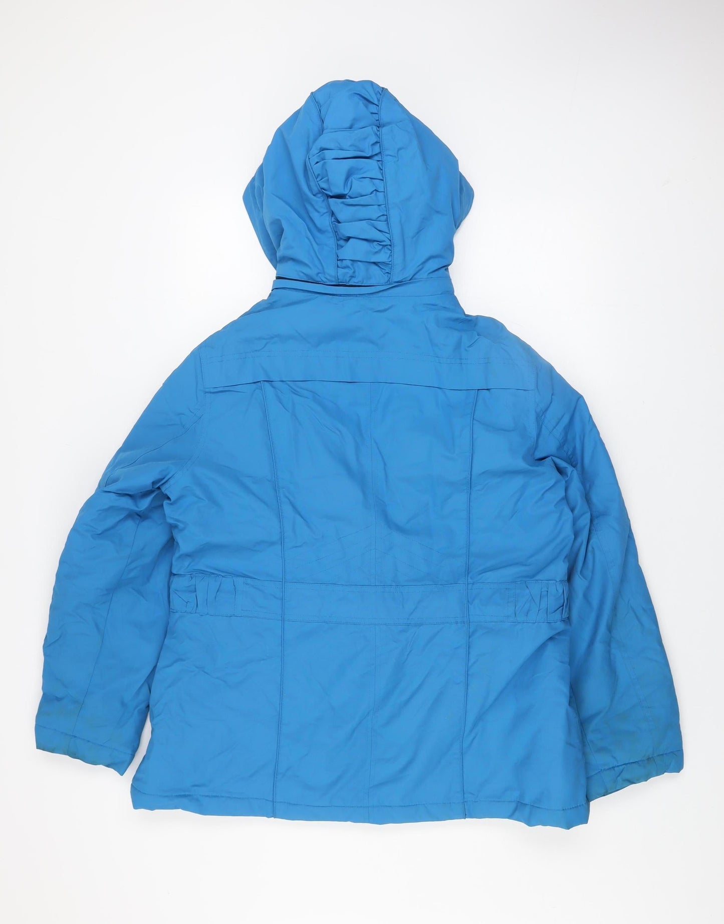 Womens UK Size L Marks and Spencer Blue Parka Coat