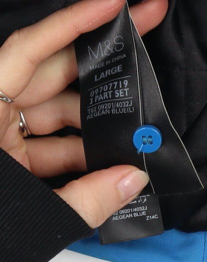 Womens UK Size L Marks and Spencer Blue Parka Coat