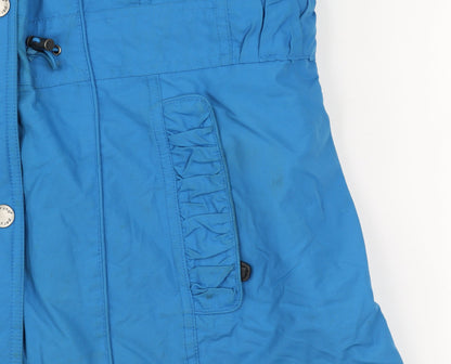 Womens UK Size L Marks and Spencer Blue Parka Coat