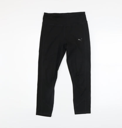 Puma Womens Black Size 8 DryCell Leggings Running Gym Activewear