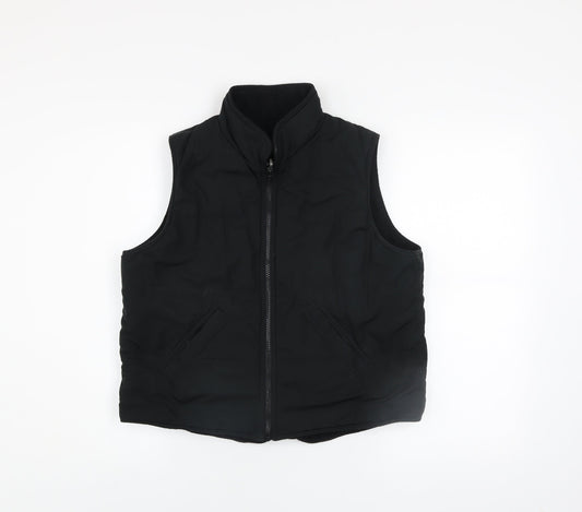 Marks and Spencer Womens Black Waistcoat Size 10 Bodywarmer