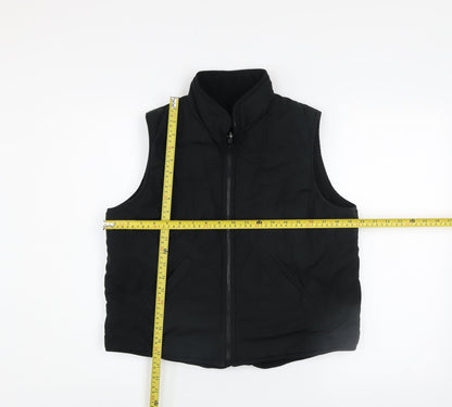 Marks and Spencer Womens Black Waistcoat Size 10 Bodywarmer