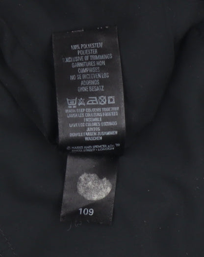 Marks and Spencer Womens Black Waistcoat Size 10 Bodywarmer