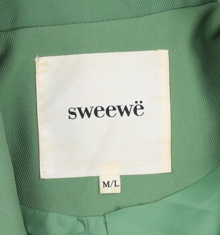 Mens UK Size M Sweewë Green Basic Jacket