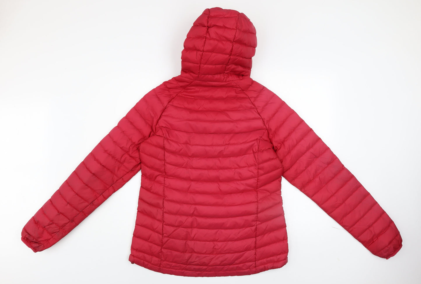 Mountain Warehouse Womens Red Hooded Puffer Jacket Size 14