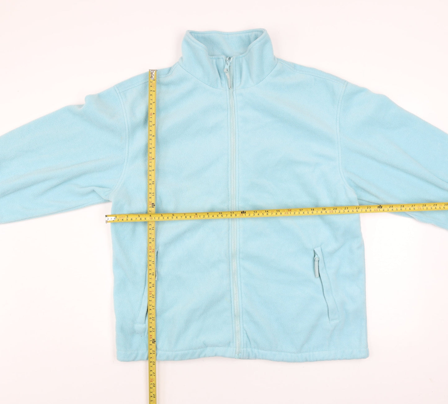 Papaya Women Blue Full Zip Fleece Jacket Size 16