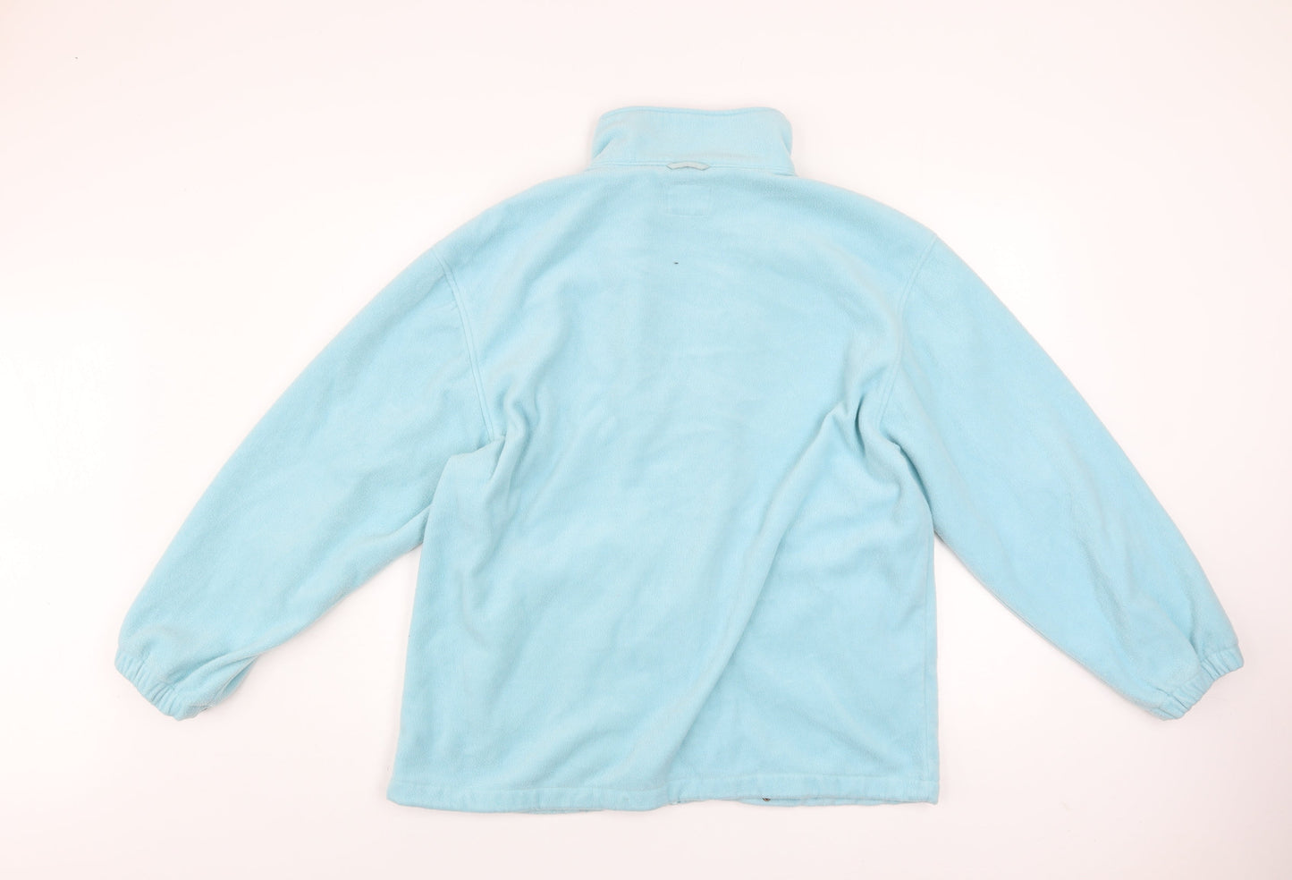 Papaya Women Blue Full Zip Fleece Jacket Size 16