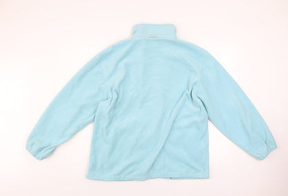 Papaya Women Blue Full Zip Fleece Jacket Size 16
