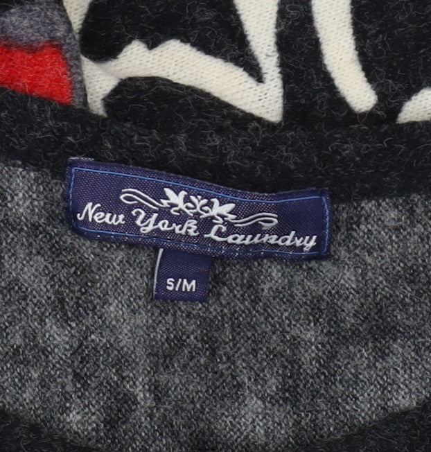 New York Laundry Women’s Black Floral Knit Shift Dress S