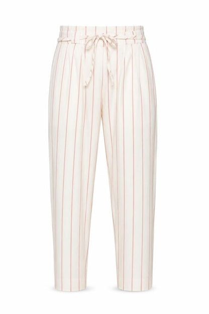 Womens UK Size 10 Mint Velvet Regular Fit Paperbag Ivory Trousers