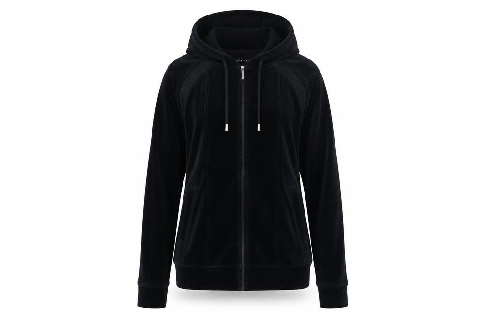 Womens UK Size 8 Miss Fiori Black Gym & Training Running & Jogging Walking Jacke