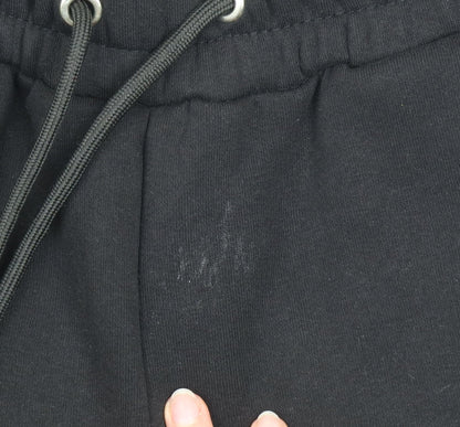 boohooMAN Men's Black Jogger Sweatpants Size S Cotton Blend