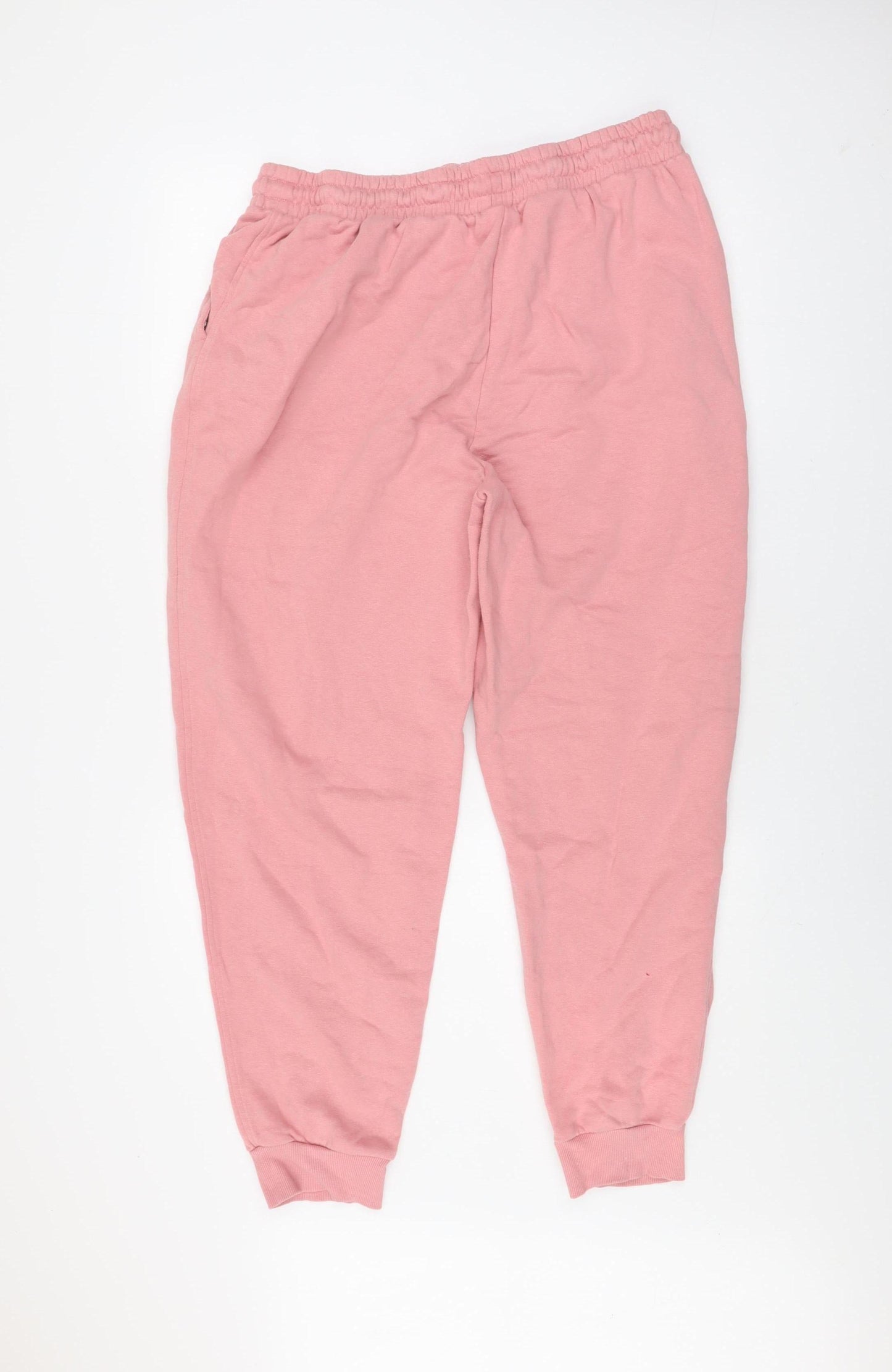 Marks and Spencer Women Pink Jogger Sweatpants Size 16 Regular Fleece