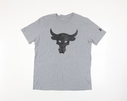 Under Armour Men’s Grey XL HeatGear Sports Graphic T-Shirt
