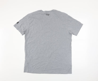 Under Armour Men’s Grey XL HeatGear Sports Graphic T-Shirt