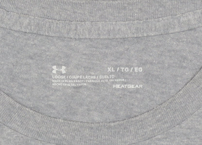 Under Armour Men’s Grey XL HeatGear Sports Graphic T-Shirt
