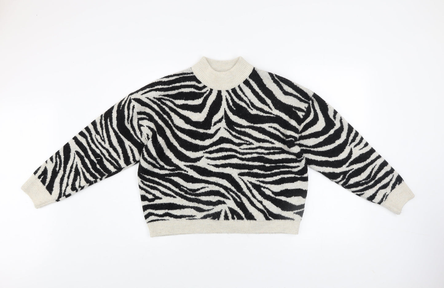 Womens UK Size M New Look Multicoloured Pullover Jumper