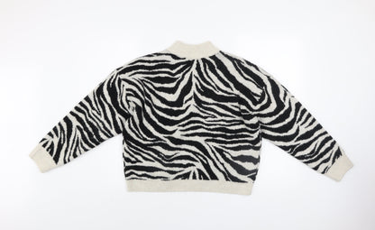 Womens UK Size M New Look Multicoloured Pullover Jumper