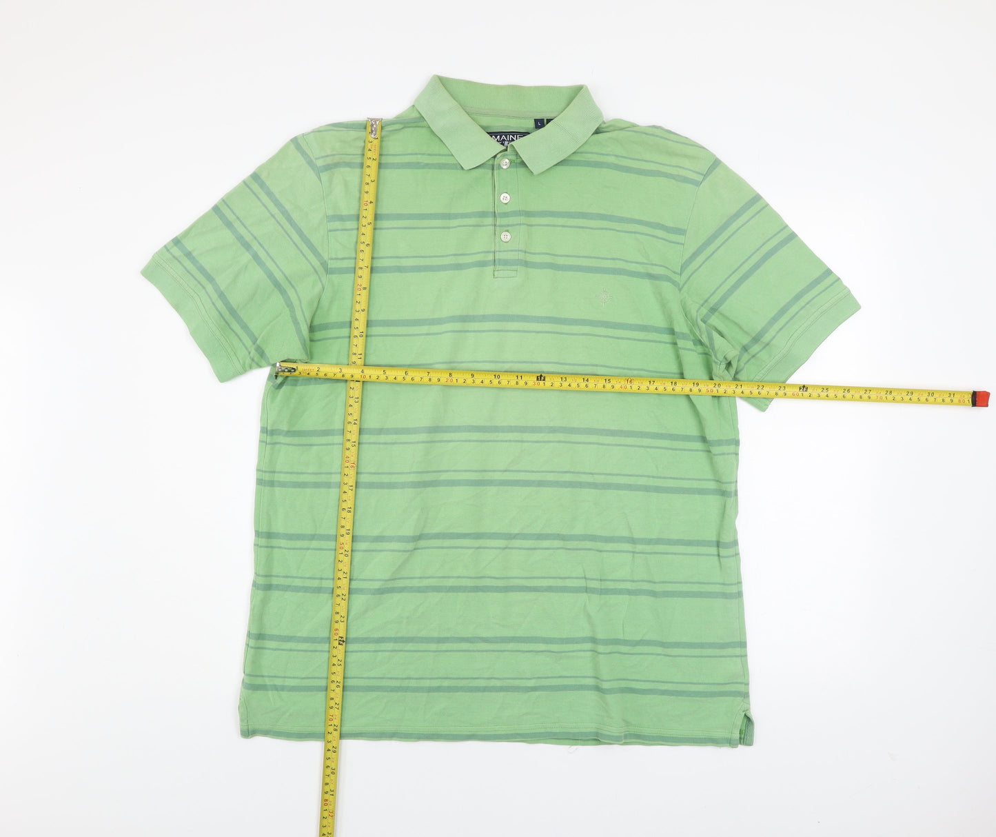 Mens UK Size L Maine New England 100% Cotton Polo Shirt